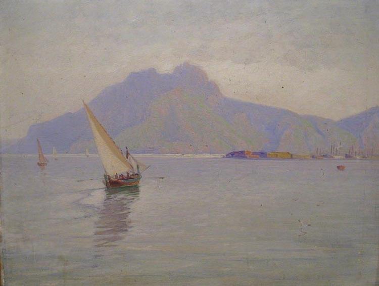 Carl Wilhelm Barth Innseilingen Til Palermo